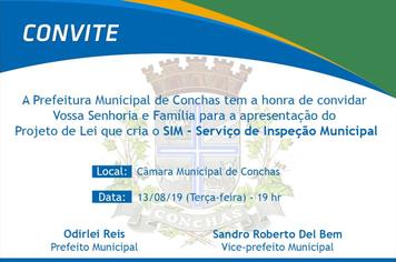 CONVITE - APRESENTAÇÃO DO SIM