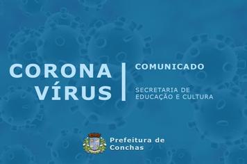 CORONAVIRUS: COMUNICADO