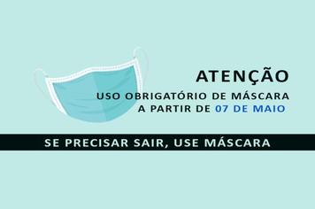 Uso obrigatório de máscara