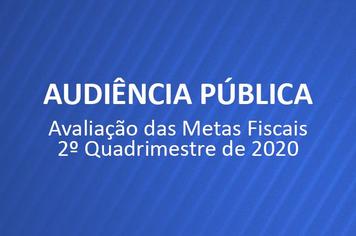 Audiência Pública no dia 30/09/2020