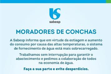SABESP informa: economize água