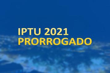 IPTU 2021: Prorrogado