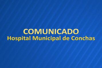 Comunicado: Hospital de Conchas