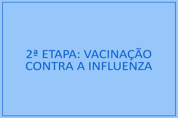 2ª etapa: vacina contra a influenza