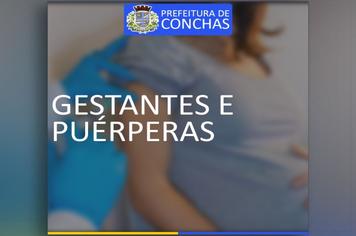 Vacinação contra a covid-19 em gestantes e puérperas
