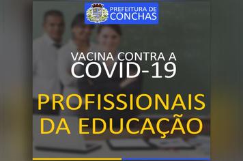 Vacina contra Covid-19 para os profissionais da educação