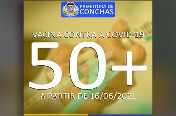 Vacina contra Covid-19 para pessoas acima de 50 anos