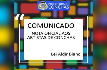 Nota aos artistas de Conchas