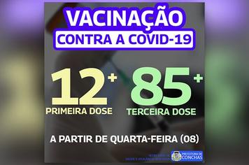 Novo grupo elencado para receber a vacina contra a covid-19