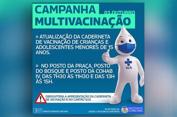 Campanha de Multivacinação
