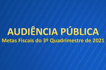 Audiência Pública: Metas Fiscais