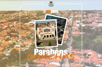 Conchas, 108 anos!