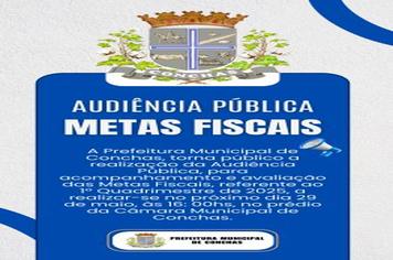 AUDIÊNCIA PÚBLICA METAS FISCAIS