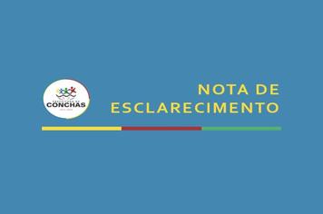 Nota de Esclarecimento