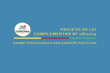 Projeto de Lei Complementar nº 08/2019