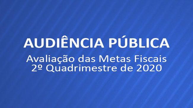 Audiência Pública no dia 30/09/2020