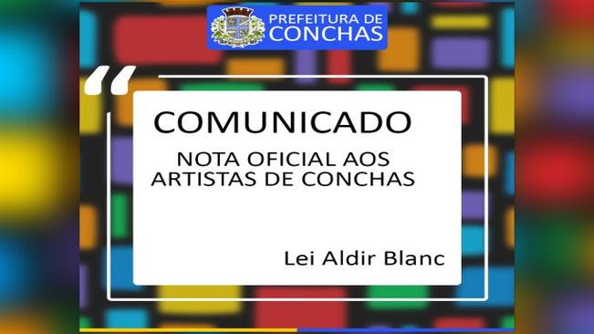 Nota aos artistas de Conchas