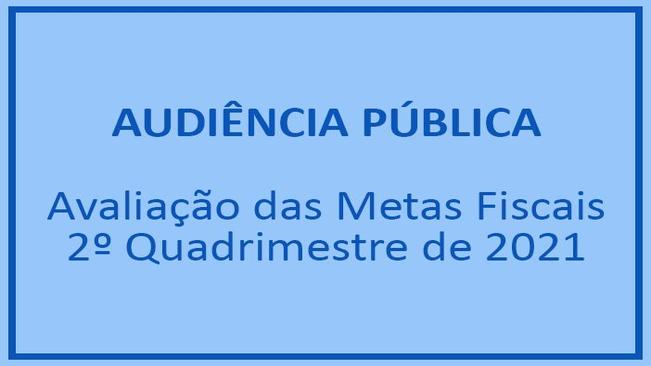 Audiência Pública: Metas fiscais