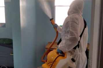 Foto - Desinfecção de Espaços Públicos