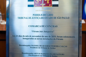 Foto - INAUGURAÇÃO - NOVO FÓRUM