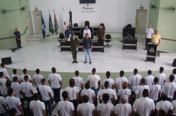 Foto - JURAMENTO À BANDEIRA NACIONAL