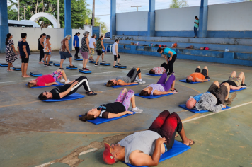 Foto - CRAS: Atividades com o grupo Melhor Idade