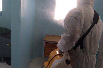 Foto - Desinfecção de Espaços Públicos