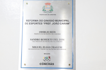 Foto - Inauguração do Ginásio Municipal