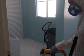 Foto - Desinfecção de Espaços Públicos